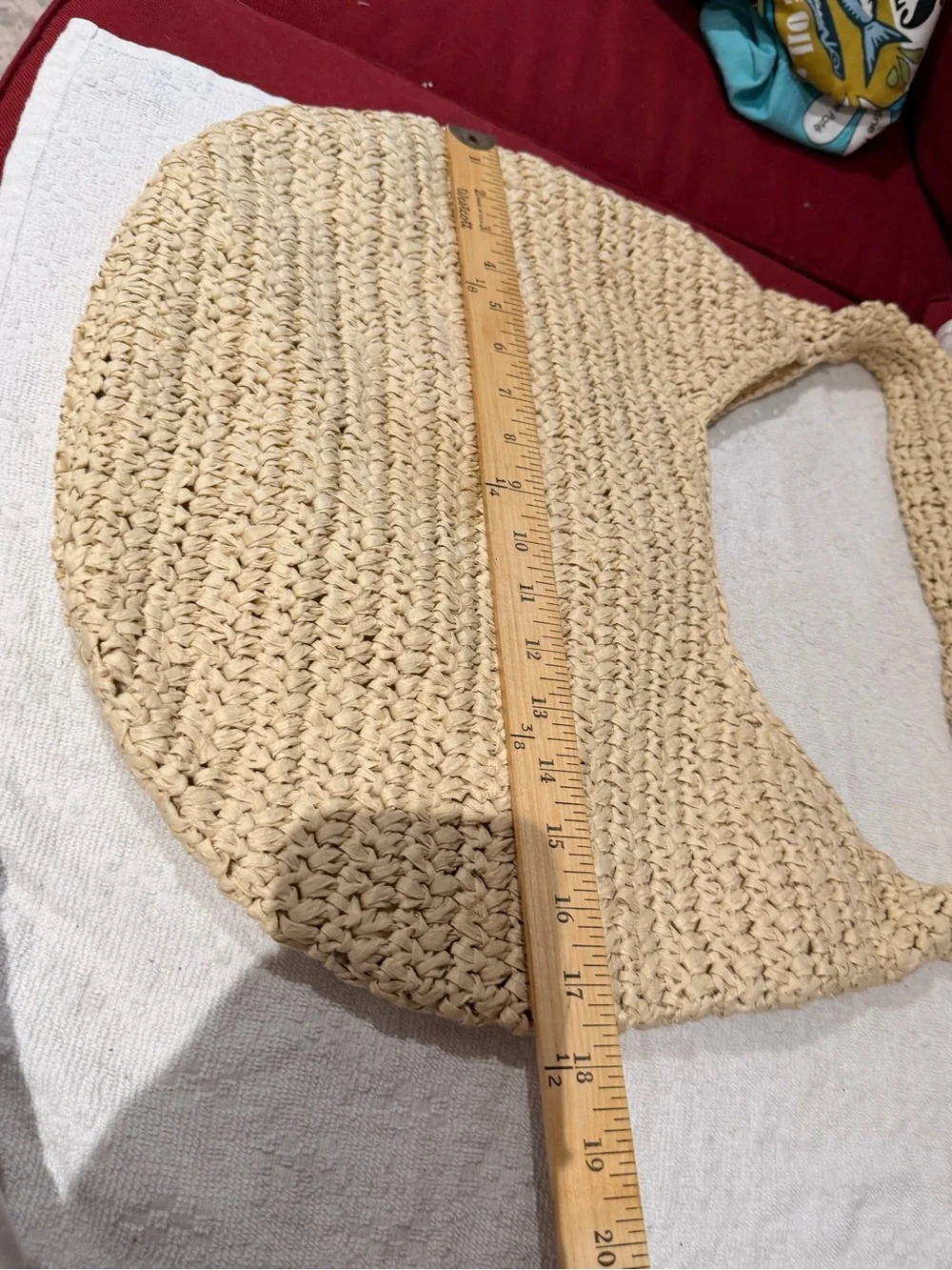 Abercrombie & Fitch Woven Hobo Bag in Natural Tan